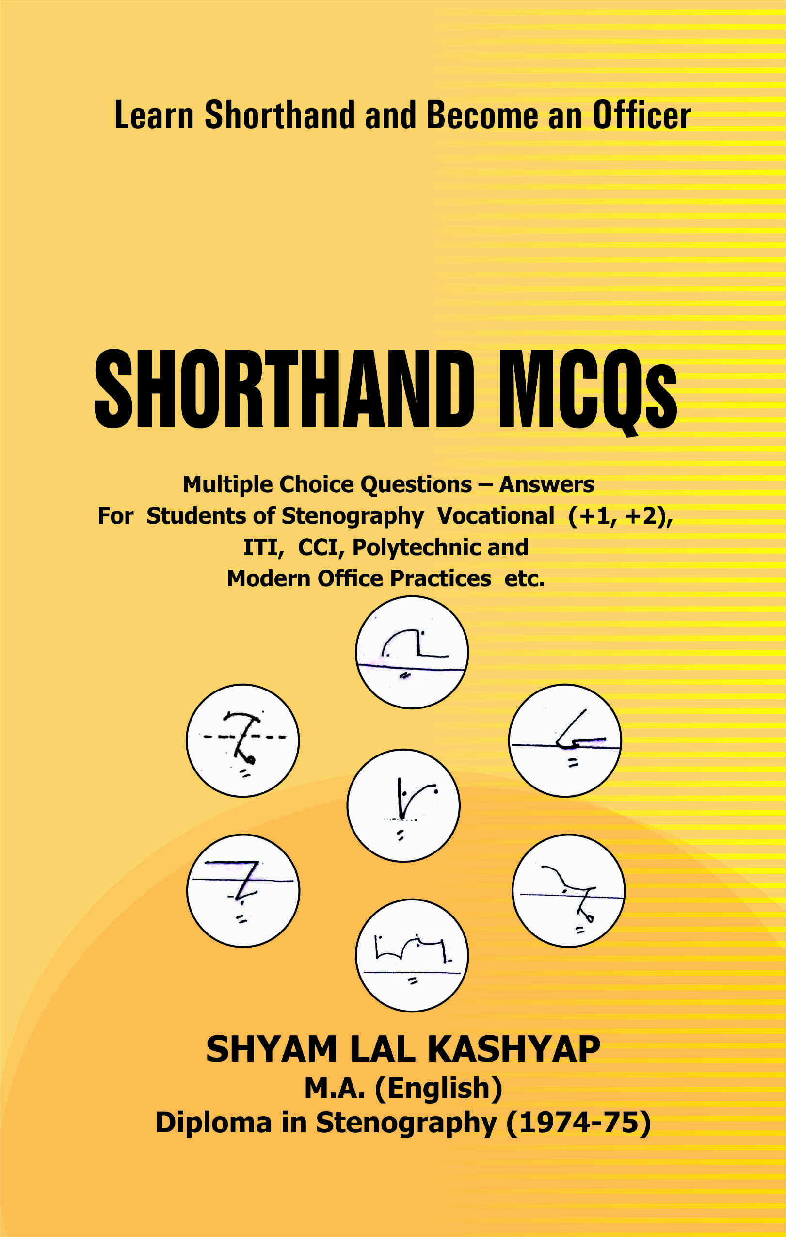 1. Shorthand MCQ Book - First Title Page
